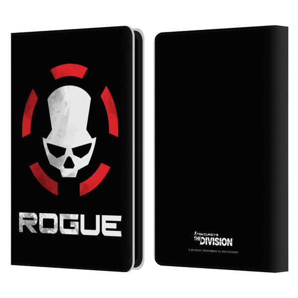 Tom Clancy's The Division Dark Zone Rouge Logo Leather Book Wallet Case Cover For Amazon Kindle Paperwhite 5 (2021)