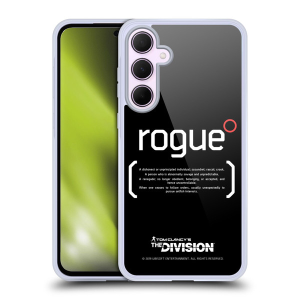 Tom Clancy's The Division Dark Zone Rouge 1 Soft Gel Case for Samsung Galaxy A35 5G