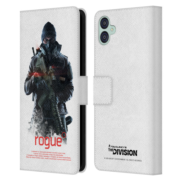 Tom Clancy's The Division Dark Zone Rouge 2 Leather Book Wallet Case Cover For Samsung Galaxy M04 5G / A04e