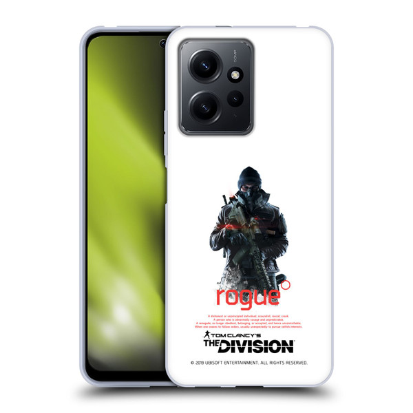 Tom Clancy's The Division Dark Zone Rouge 2 Soft Gel Case for Xiaomi Redmi Note 12 4G