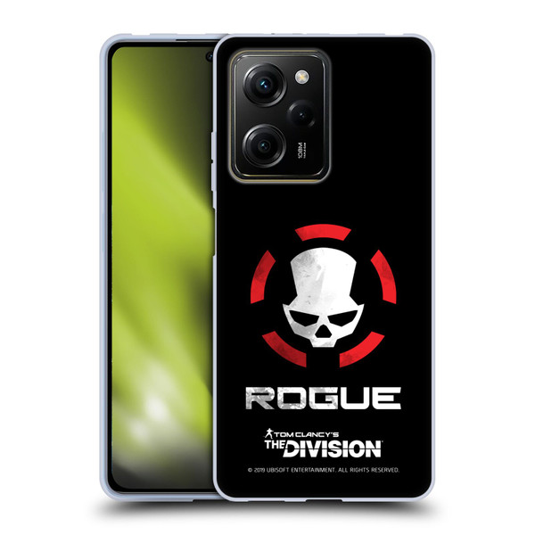 Tom Clancy's The Division Dark Zone Rouge Logo Soft Gel Case for Xiaomi Redmi Note 12 Pro 5G