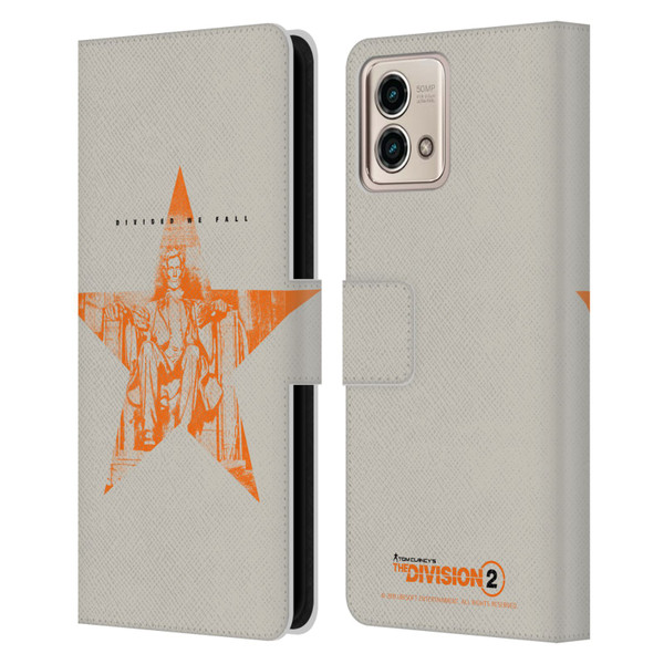 Tom Clancy's The Division 2 Key Art Lincoln Leather Book Wallet Case Cover For Motorola Moto G Stylus 5G 2023