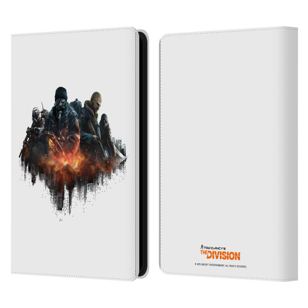 Tom Clancy's The Division Factions Group Leather Book Wallet Case Cover For Amazon Kindle Paperwhite 5 (2021)