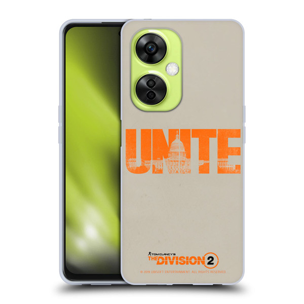 Tom Clancy's The Division 2 Key Art Unite Soft Gel Case for OnePlus Nord CE 3 Lite 5G
