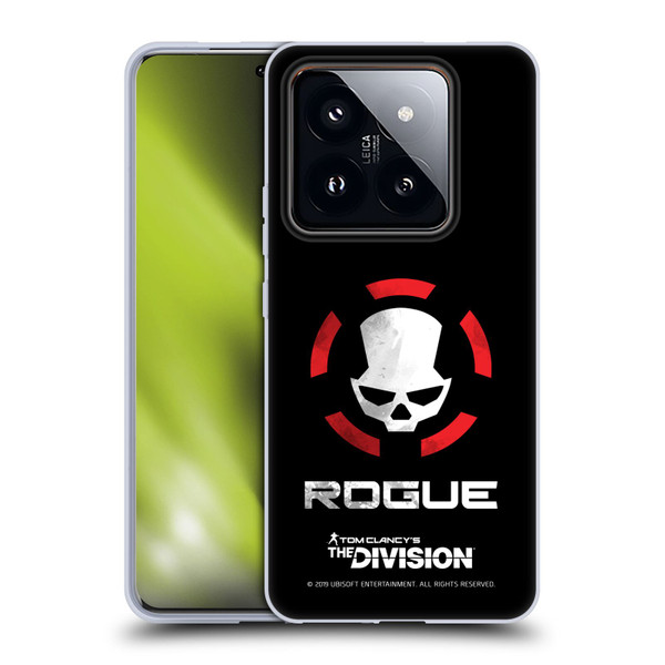 Tom Clancy's The Division Dark Zone Rouge Logo Soft Gel Case for Xiaomi 14 Pro
