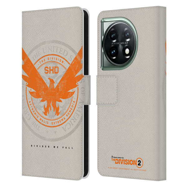 Tom Clancy's The Division 2 Key Art Phoenix US Seal Leather Book Wallet Case Cover For OnePlus 11 5G