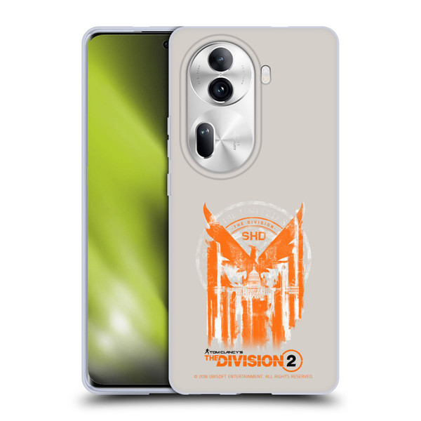 Tom Clancy's The Division 2 Key Art Phoenix Capitol Building Soft Gel Case for OPPO Reno11 Pro
