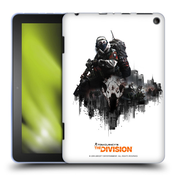 Tom Clancy's The Division Factions Last Man Batallion Soft Gel Case for Amazon Fire HD 8/Fire HD 8 Plus 2020