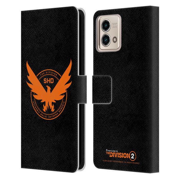 Tom Clancy's The Division 2 Logo Art Phoenix Leather Book Wallet Case Cover For Motorola Moto G Stylus 5G 2023