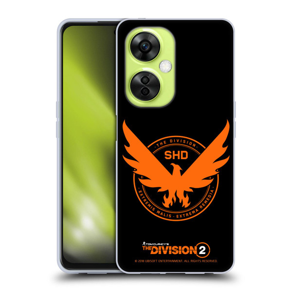 Tom Clancy's The Division 2 Logo Art Phoenix Soft Gel Case for OnePlus Nord CE 3 Lite 5G