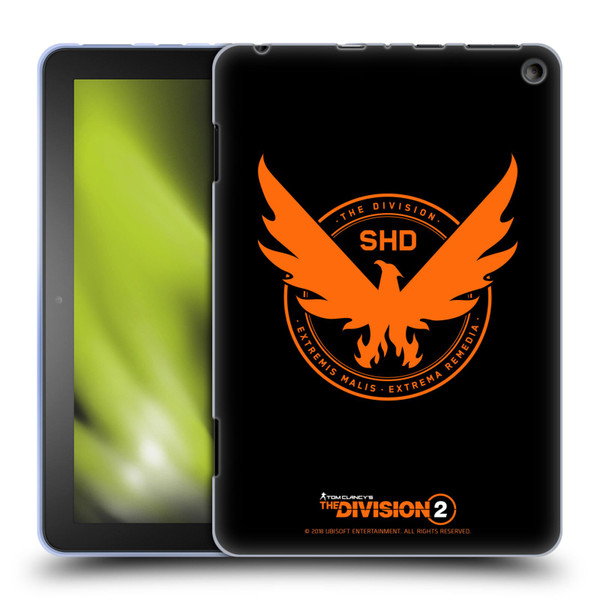 Tom Clancy's The Division 2 Logo Art Phoenix Soft Gel Case for Amazon Fire HD 8/Fire HD 8 Plus 2020