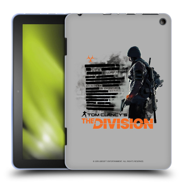 Tom Clancy's The Division Key Art Character Soft Gel Case for Amazon Fire HD 8/Fire HD 8 Plus 2020