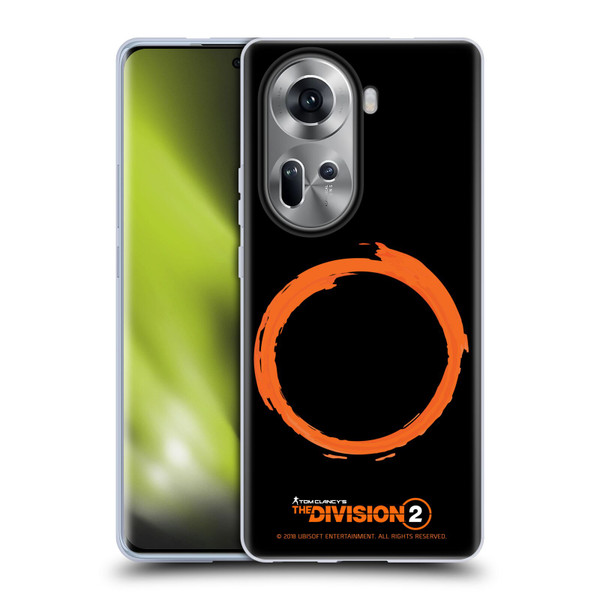 Tom Clancy's The Division 2 Logo Art Ring Soft Gel Case for OPPO Reno11