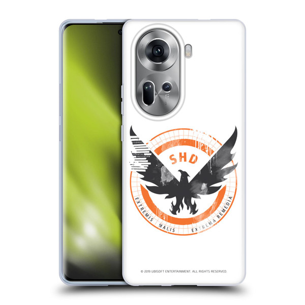 Tom Clancy's The Division Key Art Logo White Soft Gel Case for OPPO Reno11