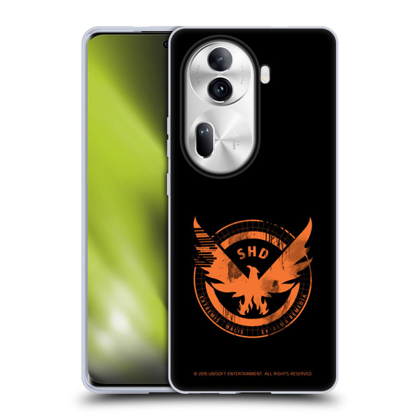 Tom Clancy's The Division Key Art Logo Black Soft Gel Case for OPPO Reno11 Pro