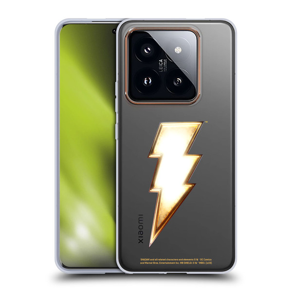 Shazam! 2019 Movie Logos Lightning Soft Gel Case for Xiaomi 14 Pro