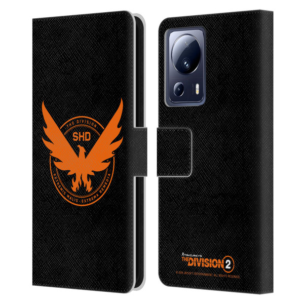 Tom Clancy's The Division 2 Logo Art Phoenix Leather Book Wallet Case Cover For Xiaomi 13 Lite 5G