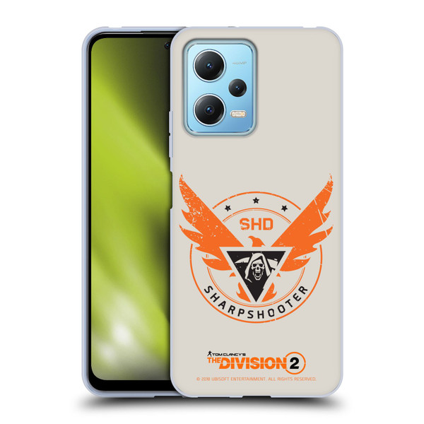 Tom Clancy's The Division 2 Logo Art Sharpshooter Soft Gel Case for Xiaomi Redmi Note 12 5G