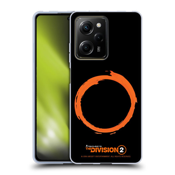 Tom Clancy's The Division 2 Logo Art Ring Soft Gel Case for Xiaomi Redmi Note 12 Pro 5G