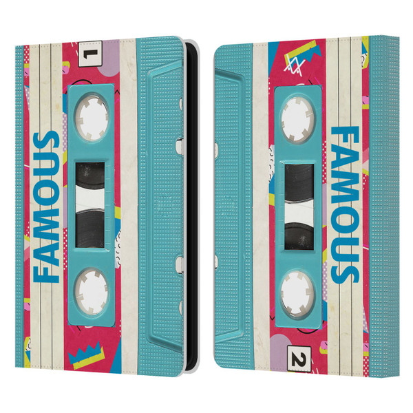 BROS Vintage Cassette Tapes When Will I Be Famous Leather Book Wallet Case Cover For Amazon Kindle Paperwhite 5 (2021)