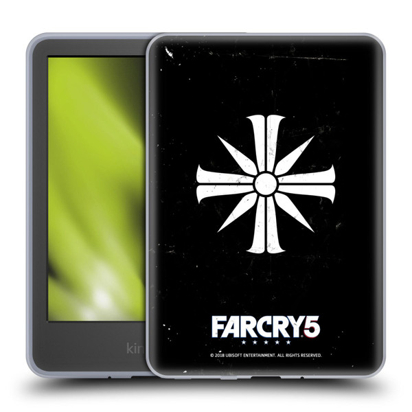 Far Cry 5 Key Art And Logo Distressed Look Cult Emblem Soft Gel Case for Amazon Kindle 11th Gen 6in 2022