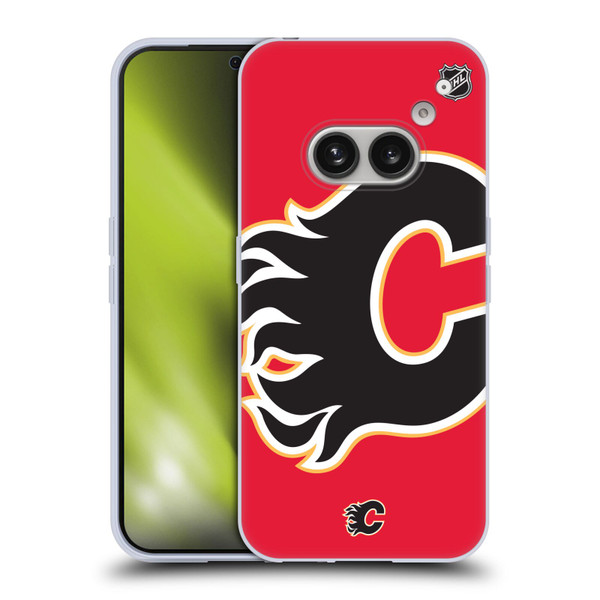 NHL Calgary Flames Oversized Soft Gel Case for Nothing Phone (2a)