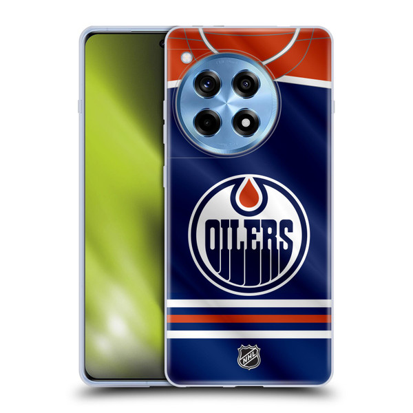 NHL Edmonton Oilers Jersey Soft Gel Case for OnePlus 12R