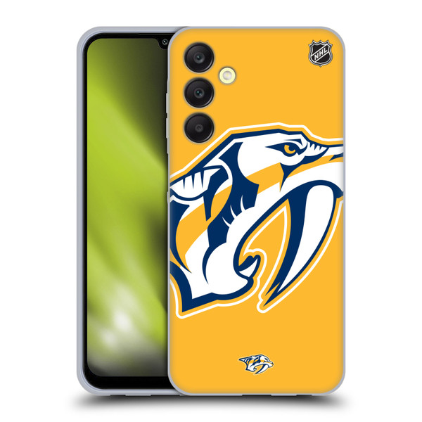 NHL Nashville Predators Oversized Soft Gel Case for Samsung Galaxy A25 5G
