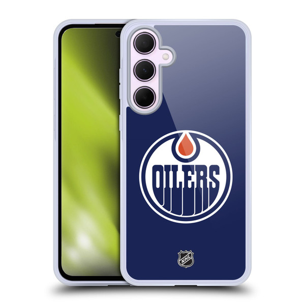 NHL Edmonton Oilers Plain Soft Gel Case for Samsung Galaxy A35 5G