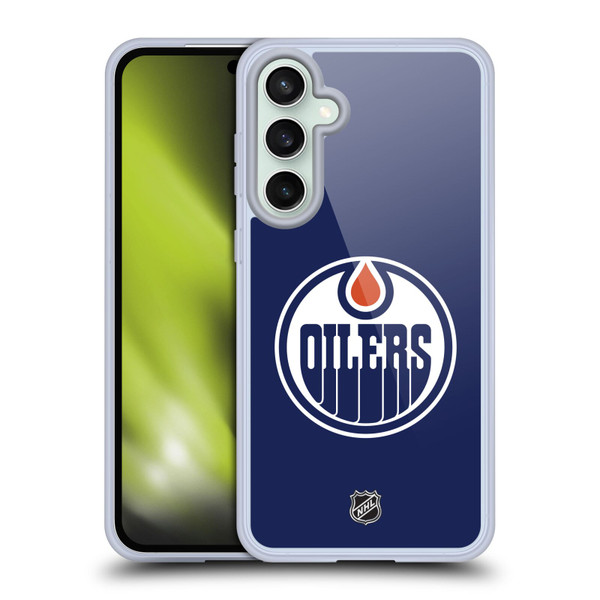NHL Edmonton Oilers Plain Soft Gel Case for Samsung Galaxy S23 FE 5G