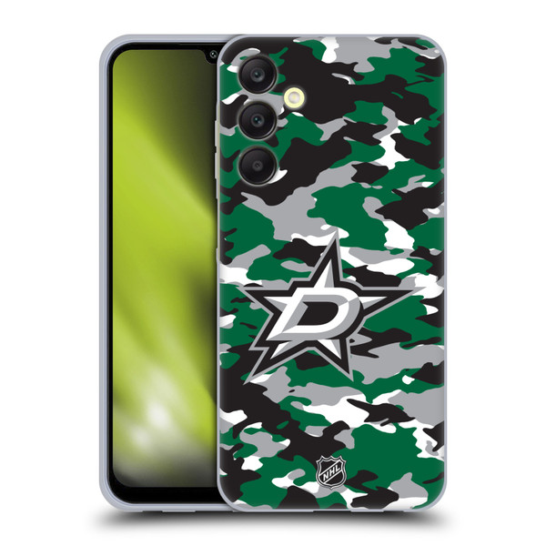 NHL Dallas Stars Camouflage Soft Gel Case for Samsung Galaxy A25 5G