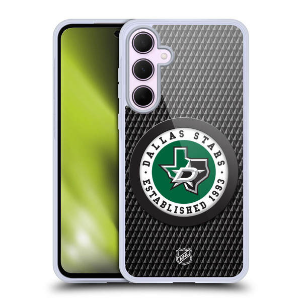 NHL Dallas Stars Puck Texture Soft Gel Case for Samsung Galaxy A35 5G