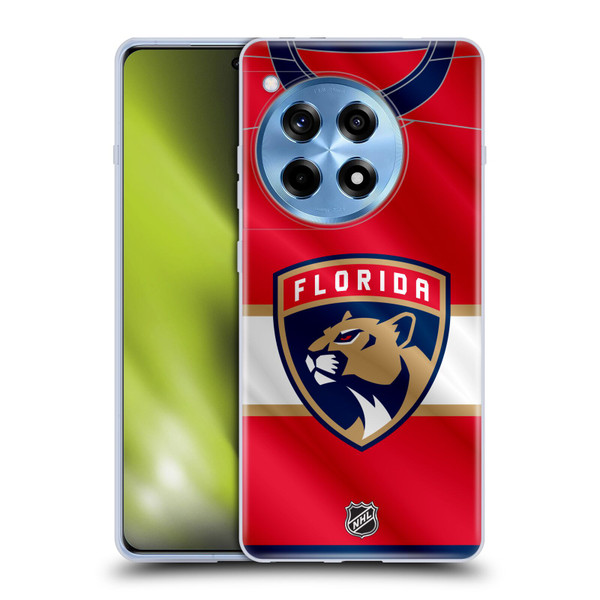 NHL Florida Panthers Jersey Soft Gel Case for OnePlus 12R