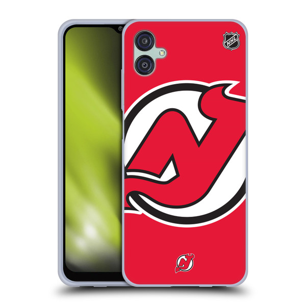 NHL New Jersey Devils Oversized Soft Gel Case for Samsung Galaxy M04 5G / A04e