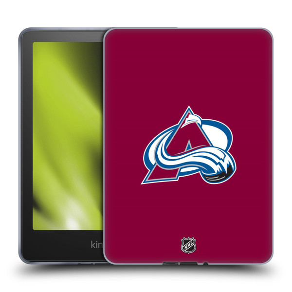 NHL Colorado Avalanche Plain Soft Gel Case for Amazon Kindle Paperwhite 5 (2021)
