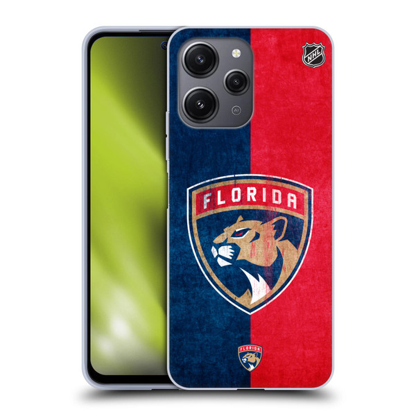 NHL Florida Panthers Half Distressed Soft Gel Case for Xiaomi Redmi 12