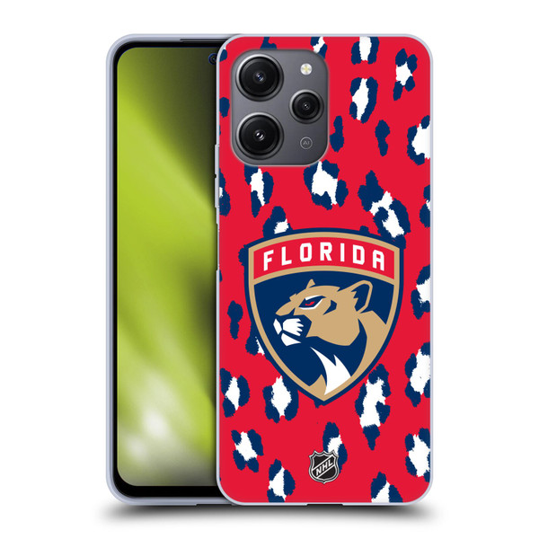 NHL Florida Panthers Leopard Patten Soft Gel Case for Xiaomi Redmi 12