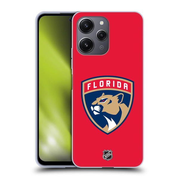 NHL Florida Panthers Plain Soft Gel Case for Xiaomi Redmi 12