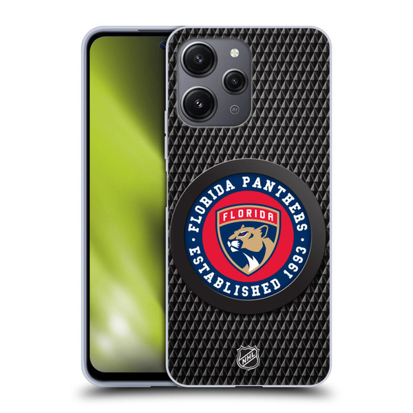 NHL Florida Panthers Puck Texture Soft Gel Case for Xiaomi Redmi 12
