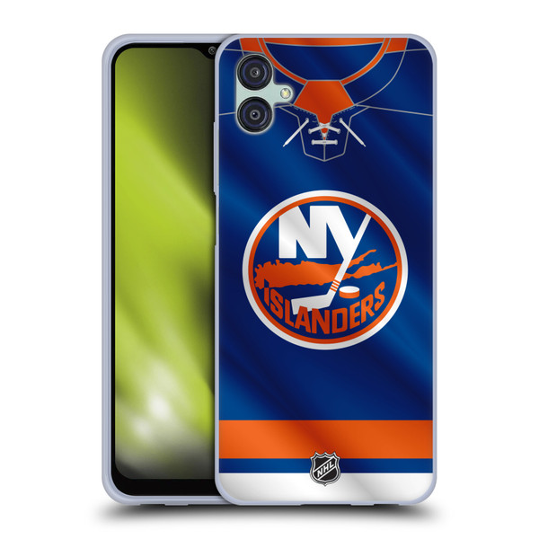 NHL New York Islanders Jersey Soft Gel Case for Samsung Galaxy M04 5G / A04e