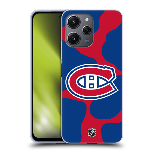 NHL Montreal Canadiens Cow Pattern Soft Gel Case for Xiaomi Redmi 12