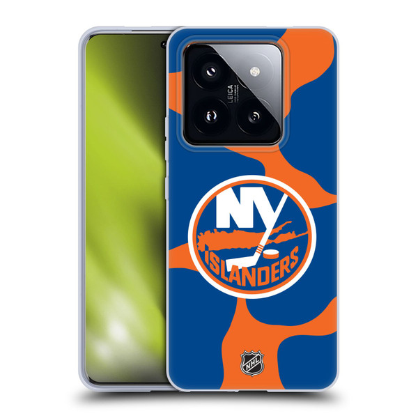 NHL New York Islanders Cow Pattern Soft Gel Case for Xiaomi 14 Pro