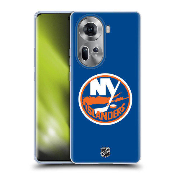 NHL New York Islanders Plain Soft Gel Case for OPPO Reno11