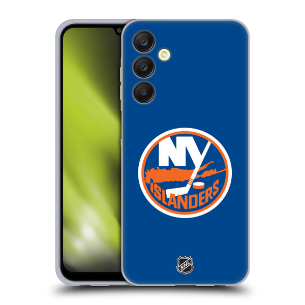 NHL New York Islanders Plain Soft Gel Case for Samsung Galaxy A25 5G