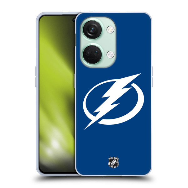 NHL Tampa Bay Lightning Plain Soft Gel Case for OnePlus Nord 3 5G