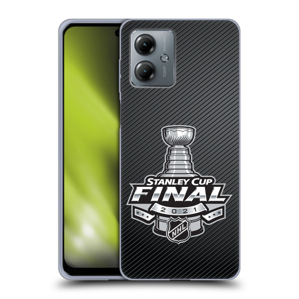 NHL 2021 Stanley Cup Final Stripes Soft Gel Case for Motorola Moto G14