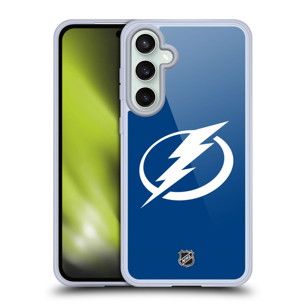 NHL Tampa Bay Lightning Plain Soft Gel Case for Samsung Galaxy S23 FE 5G