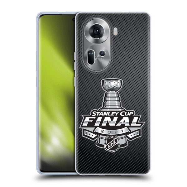NHL 2021 Stanley Cup Final Stripes Soft Gel Case for OPPO Reno11