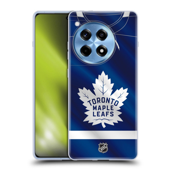 NHL Toronto Maple Leafs Jersey Soft Gel Case for OnePlus 12R