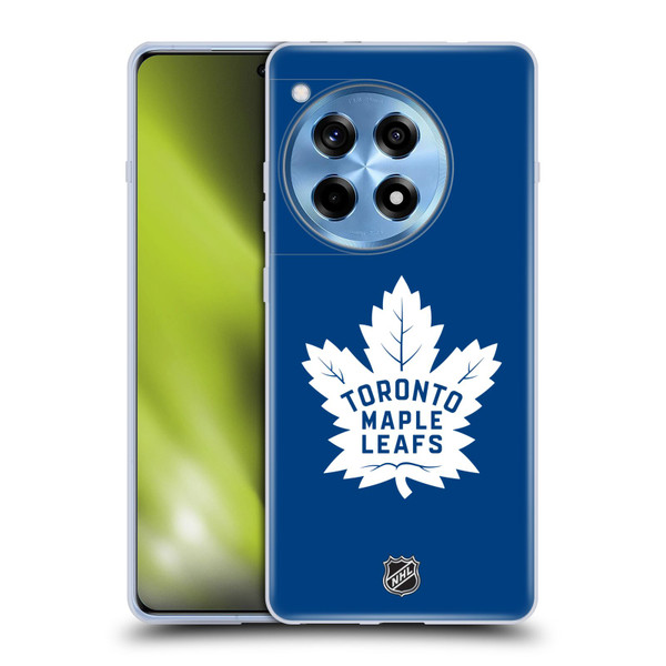 NHL Toronto Maple Leafs Plain Soft Gel Case for OnePlus 12R